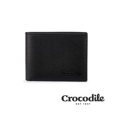 Crocodile鱷魚皮件 真皮男夾 男生錢包 8卡雙鈔 維也納Wien2系列