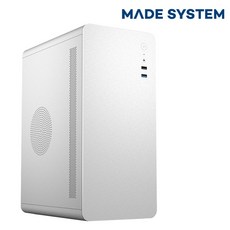 메이드시스템 게이밍PC 풀세트 조립PC 아이온2 붉은사막 게임용 컴퓨터 본체 롤 발로란트 피파 배그 배틀그라운드 디아블로 데스크탑 고사양PC, 500GB, 16GB, 프리도스, 라데온 VEGA8, AMD 3200G 홈오피스 HO01 화이트 500GB, 16GB, 프리도스, 라데온 VEGA8, AMD 3200G 홈오피스 HO01 화이트