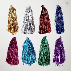 응원 수술 분홍 운동회 체육대회 응원용품 반짝이 치어리딩 1개입 빅캣마켓