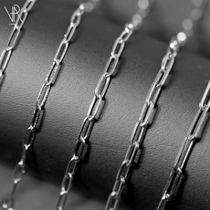 VARAM 써지컬스틸 클립체인 변색없는 목걸이