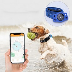 Garrl 반려동물 위치추적기 GPS 추적기 고양이 강아지 위치추적 목걸이 방수 애견 스마트 착용, 블랙, 1개