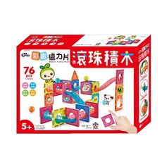 世一 彩窗磁力片滾珠積木 76 pcs Q1601003, 詳見包裝