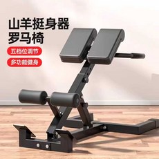 백 익스텐션 머신 햄스트링 홈트 강화 허리 가정용 홈짐 코어, 로만 체어 블랙, 1개, 1kg