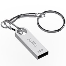 자비타 USB 메모리 카드 실버, 1개, 8GB