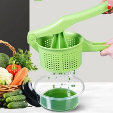 아리해피 물기 쫘악 야채탈수기 나물 오이지 짤순이, 1개, 그린