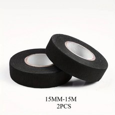 고온 저항성 난연 자동차 단열 테이프 엔진룸 배선 보호용 벨벳 랩, 2. 15MM-15M 2PCS