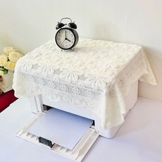 프린터 두꺼운덮개 발수 인테리어 커버 본체 보호커버 먼지차단, 02.작은 국화 (두꺼운), 60x60cm