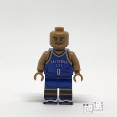 BRICK JUST4U 籃球員人偶 Russell Westbrook 衛斯特布魯克, 1個