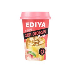 이디야 복숭아맛 제로아이스티, 3개, 250ml