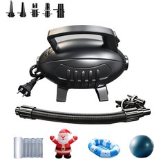 5개의 탈착식 노즐이 장착된 Ufriandz 전기 공기 펌프 600W 할로윈 블로우 업 고출력 인플레이터 510Lmin 에어 매트리스 급속 팽창 및 베개용 디플레이터풀 플로트, Home