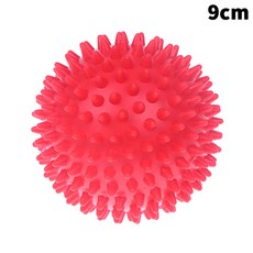 마사지 스파이키볼 훈련용 근육통 스트레스 마사지기 이완 지압 근막볼 요가볼, 11 9cm Rose red, 13. 9cm Red