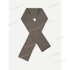 台灣出貨 正版Jo同款日系細條紋藝術感拼色圍巾蘇格蘭短款小圍脖兒童可用