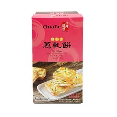 佳德CHIATE 蔥軋餅禮盒 (12入) - 台灣人氣伴手禮 鹹甜酥脆 獨立包裝, 180g, 1個