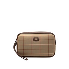 버버리 중고 20th 센추리 체크 캔버스 클러치