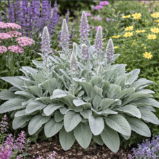 램스이어 4치포트모종 다년초 노지월동 꽃모종 램즈이어 다년초 정원식물, 1개