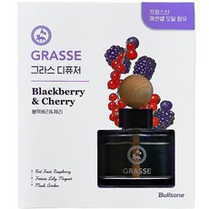불스원 프리미엄 그라스 차량용 디퓨저 105ml, 블랙베리 체리, 1개