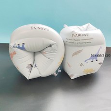 浮圈 復古游泳手臂圈 大人兒童學習必備 加厚防爆雙氣囊水袖, （圓筒）復古恐龍,升級加厚 一對【送打氣筒】, 1個