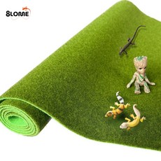 8LOME 1+1 도마뱀 사육장 도톰한 펠트지 바닥재 파충류 바닥패드 2mm, 2개, 딥그린 M