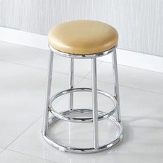 원형 오락실 의자 카운터 하이스툴 붉은 원형스툴 A 레드 45cm 휴대폰가게 칵, 45cm 고평면 골드, 1개