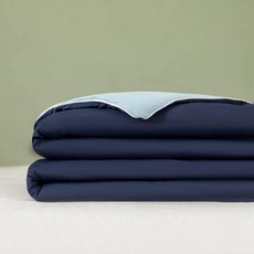 메종드라종 여름이불 시원한 쿨이불 쿨링 냉감, 다크블루 연노랑