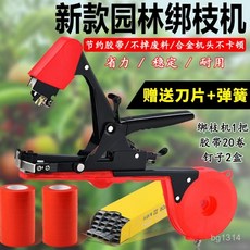 新款番茄西紅柿綁枝機 綁蔓苗器 葡萄捆綁機神器 園藝固定工具, 1個, 30代【綁枝機】送彈簧+2刀片,出廠配置【送試用膠帶+釘子】