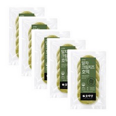 [호떡당] NEW 말차 크림 치즈 호떡! 영양간식 요즘대세 MZ 간식, 5개, 350g