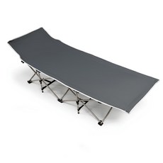 벨라까사 원터치 접이식 야전침대 캠핑 휴대용, 그레이