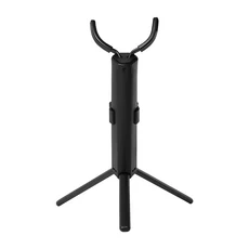 테너 알토 색소폰 스탠드 휴대용 접이식 전문 금속 다리 삼각대 관악기 액세서리, 1개