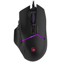 Bloody 血手令 W95 MAX 威力三槍 RGB電競滑鼠 神疊 Drag Click 三年保固含開通卡, 黑色 含開通卡