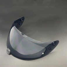颱風騎士 適用HJ20M C70 IS17 FG17 FGST安全帽日夜通用電鍍鏡片 透明幻彩極光高透光多層膜, 1個, 深黑