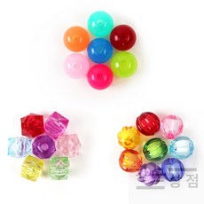 (강군상점) 비즈 (호박/오재미/사탕) 거울꾸미기, 호박, 혼합, 1세트