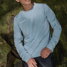 WOAWOA 涼感循環長袖登山衣 排汗衫 防曬衫