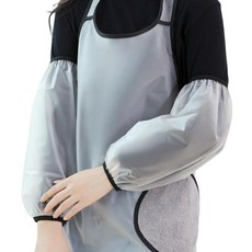 반투명 방수 팔토시 (화이트) DK06