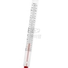 삼안 200도 봉상 온도계 300mm 측정 -20-200도 1개 빨간온도계, 본상품