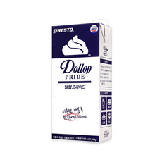 프레스토 달럽 프라이드 휘핑크림, 1L, 1박스