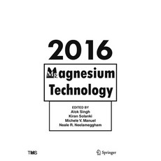(영문도서) Magnesium Technology 2016 Hardcover, Springer, English, 9783319486208