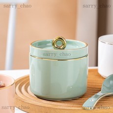 精選陶瓷燉盅 隔水燉家用商用煲湯燉湯盅 燉燕窩甜品盅 蒸蛋碗 一人份, 1個, 320ml燉盅,白色