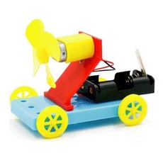 프로펠러 전기모터 풍력자동차 조립키트 초등과학만들기 학습완구 초등조립, 1세트