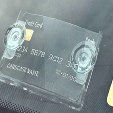 콩마켓 차량용 주차케이스 차량용주차카드케이스, 흡착판