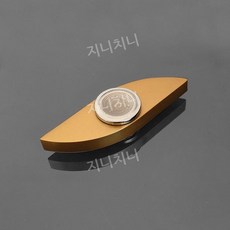 프리미엄 EDC 스테인리스 파워 아이 스피너 손가락 스트레스 해소 토이, 파워 아이 자이로  골든