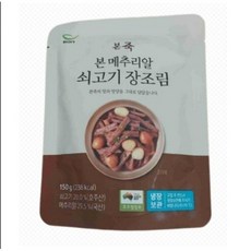 본죽 부드러운 메추리알쇠고기장조림 간편식 국산반찬, 150g, 2개