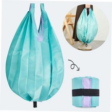 아코디언장바구니 아코디언 접이식 장바구니 에코백 휴대용 주름 요술, 오션