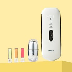 [2025 NEW] 이네브 블랙 사파이어 쿨링 IPL 레이저 제모 의료기기, 제모 의료기기 + 고글 + 파우치 1세트