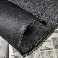 빳빳한 면심지 접착용 블랙 44인치, 1개