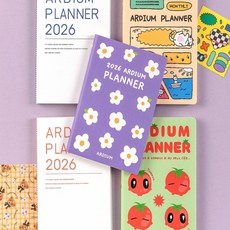 토리샵 위클리플래너 메모다이어리 메모장 2026 데일리 로그 플래너, 네이비