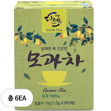 다예 모과차 8p, 1.5g, 8개입, 6개