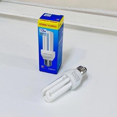 금호 번개표 램프13w(주광색), 1개