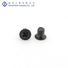 【銳禾】M2.5x3.5 鍍黑鋅 沉頭/皿頭 十字槽 機械牙螺絲 特殊規格 工廠直營, 1個