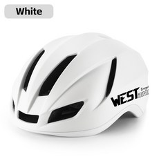 WEST BIKING경량 사이클링 에어로 헬에트, White, 1개
