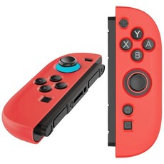 RAIALL Soft Case for Nintendo Switch 2 Joy Con Controllers Protective Silicone Cover Shell Cons H, 레드